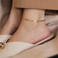 Rose Gold Minimal Anklet