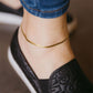 Rose Gold Minimal Anklet