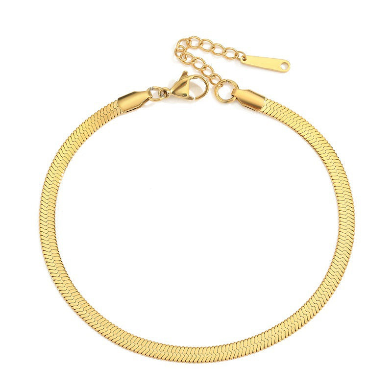 Rose Gold Minimal Anklet