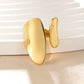 Gold Adjustable Geometric Ring