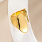 Gold Adjustable Geometric Ring