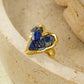Gold Adjustable Heart Ring