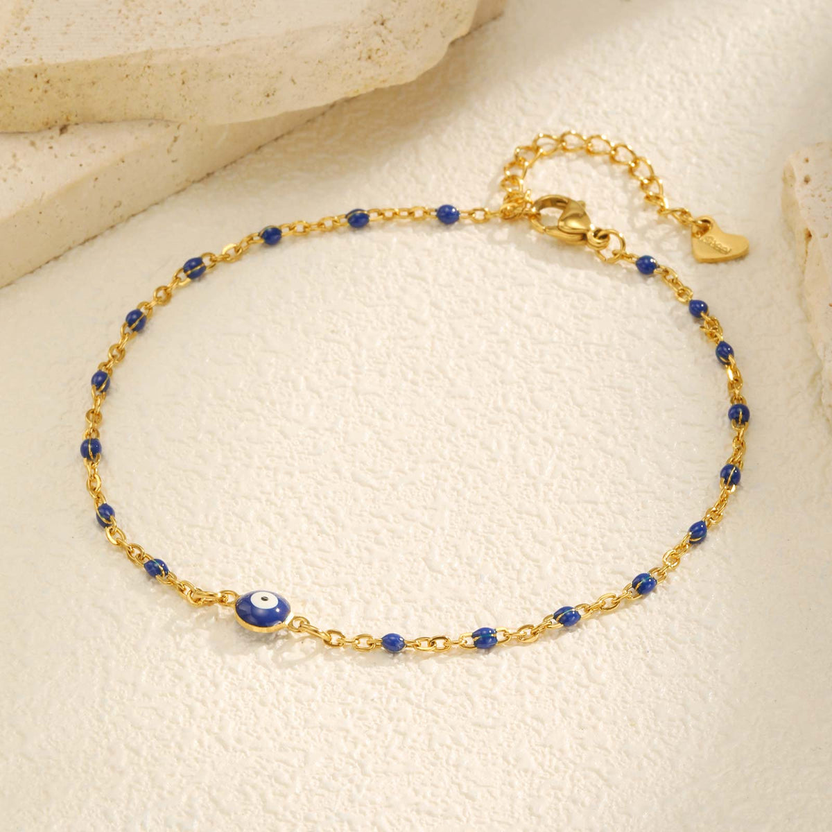 Gold Evil Eye Anklet