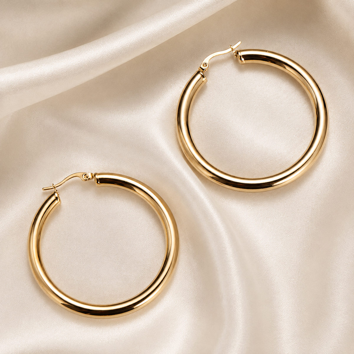 Classic Gold Hoop Earrings