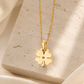 Gold Floral Necklace