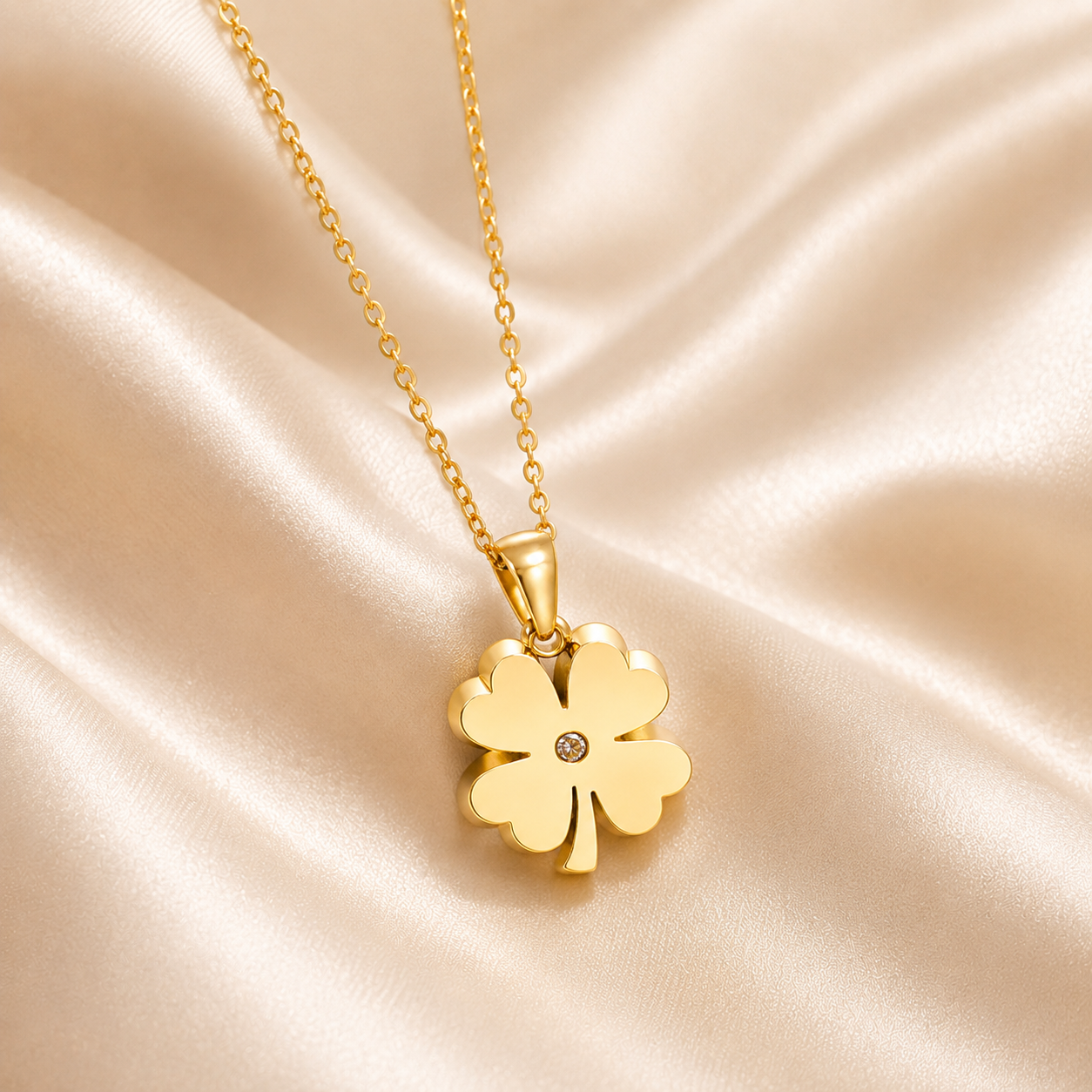 Gold Floral Necklace