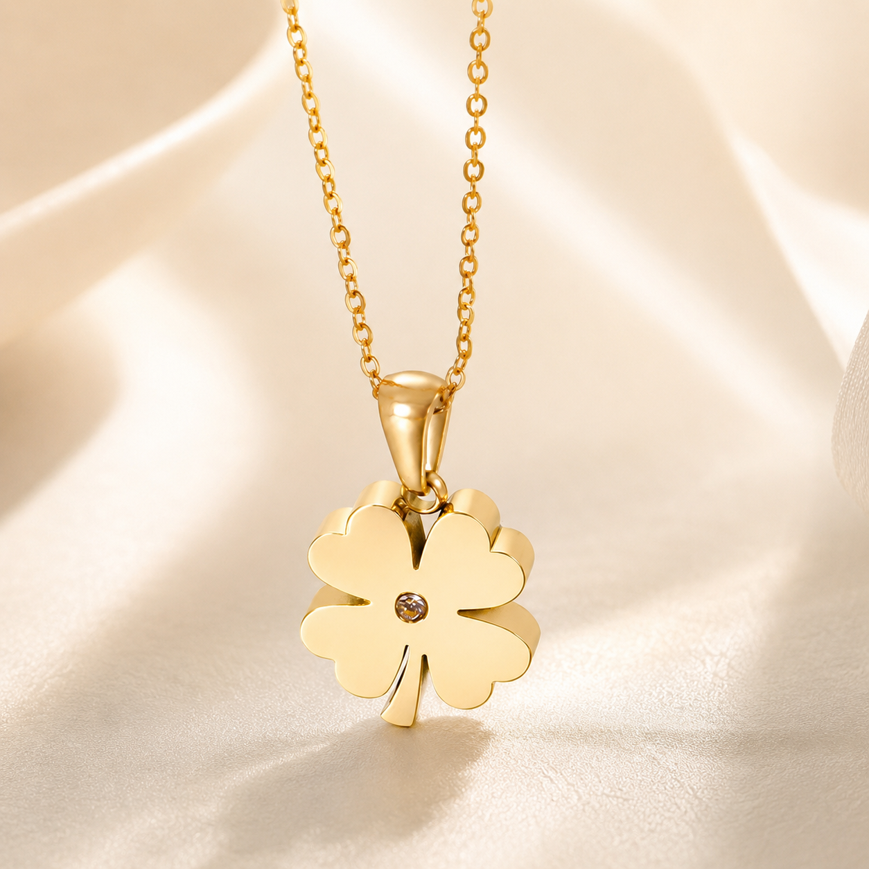 Gold Floral Necklace