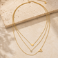 Gold Layered Heart Necklace