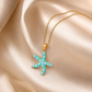 Gold Plated Sea Charm Necklace